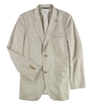 Perry Ellis Mens Textured Two Button Blazer Jacket, TW2