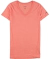 Reebok Womens Solid Basic T-Shirt coral L