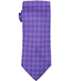 The Men's Store Mens Geo Link Self-tied Necktie purple One Size
