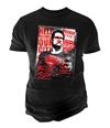 Batman Mens Grunge Poster Graphic T-Shirt black S