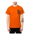 Black Scale Mens The B Logo Graphic T-Shirt orange M