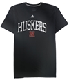 Adidas Mens Nebraska Huskers Graphic T-Shirt, TW2