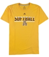 Adidas Mens ASU Softball Graphic T-Shirt yellow L