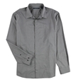 Perry Ellis Mens Dot And Grid Button Up Shirt