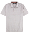 Perry Ellis Mens Puzzle Button Up Shirt brightwhite 2XL