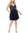 Bee Darlin Womens Lace Top A-Line Dress, TW1