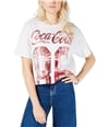 True Vintage Womens Cropped Coca-Cola Graphic T-Shirt egret L