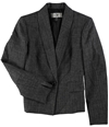 Le Suit Womens Melange One Button Blazer Jacket