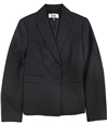 Le Suit Womens Striped Two Button Blazer Jacket, TW2