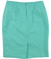 Le Suit Womens Jacquard A-line Skirt turqaqua 6