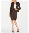 Le Suit Womens Stand Collar Four Button Blazer Jacket black 6