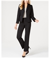 Le Suit Womens Shadow Two Button Blazer Jacket