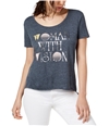 True Vintage Womens Woman With Vision Graphic T-Shirt antqblue S