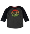 Dc Mens Logo Sunset Graphic T-Shirt