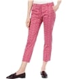 MaxMara Womens Cico Geometric Print Casual Cropped Pants red 8x26