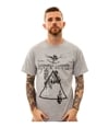 Black Scale Mens The Ninth Gate Graphic T-Shirt heather S