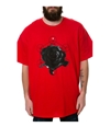 Black Scale Mens The Metation Rose Graphic T-Shirt red S