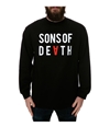 Black Scale Mens The Sons Of Death LS Graphic T-Shirt black S