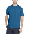 G.H. Bass & Co. Mens Space-Dyed Basic T-Shirt bluwgtealhtr S