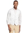 I-N-C Mens Slim-Fit Five Button Vest white XL