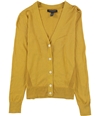 Banana Republic Womens Solid Cardigan Sweater yellow PXXS