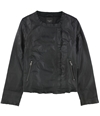 MaxMara Womens Barni Leather Jacket black 10