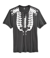 I-N-C Mens Spine Split Neck Graphic T-Shirt