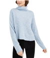 SUN MOON Womens Boxy Pullover Sweater blue S