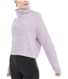 SUN MOON Womens Boxy Pullover Sweater ltpurple S