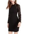 Sequin Hearts Womens Open Back Cocktail Dress black 13