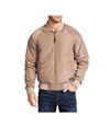William Rast Mens Zane Quilted Bomber Jacket fossil L