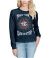 Jessica Simpson Womens Make Your Own Destiny Sweatshirt navy S