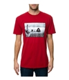 Emerica. Mens The Leo Middle Finger Graphic T-Shirt red L