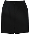 Tahari Womens Solid Pencil Skirt black 4