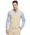 I-N-C Mens Smith Linen Blend Five Button Vest