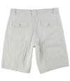 Tasso Elba Mens Linen-Blend Casual Cargo Shorts whitecombo 30