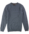Tasso Elba Mens Duel-Textured Knit Pullover Sweater denimneps XL