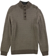 Tasso Elba Mens Knit Pullover Sweater dillseed XL