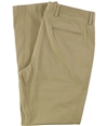 I-N-C Mens Flat Front Casual Chino Pants beige 30x30