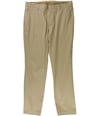 I-N-C Mens Flat Front Casual Chino Pants beige 30x30