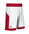 Adidas Womens Commander 15 Basketball Athletic Workout Shorts whitered M