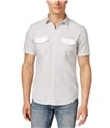 I-N-C Mens Multi-Pocket Button Up Shirt, TW2