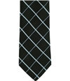 Club Room Mens Luke Fine Grid Self-tied Necktie 001 One Size