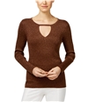 I-N-C Womens Long Sleeve Knit Sweater