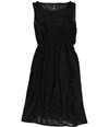 Alfani Womens Velvet A-line Dress opticdimension 2