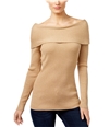 I-N-C Womens Metallic Pullover Sweater