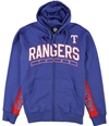 G-III Sports Mens Texas Rangers Hoodie Sweatshirt txr L