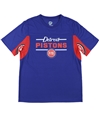 G-III Sports Mens Detroit Pistons Graphic T-Shirt dpt L