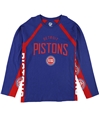 Hands High Mens Detroit Pistons Colorblock Graphic T-Shirt dpt L
