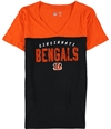 NFL Womens Cincinatti Bengals Sequin Embellished T-Shirt cib M